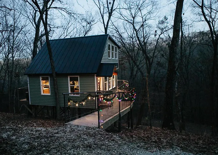 Secluded Treehouse In The Woods - Tree Hugger Hideaway